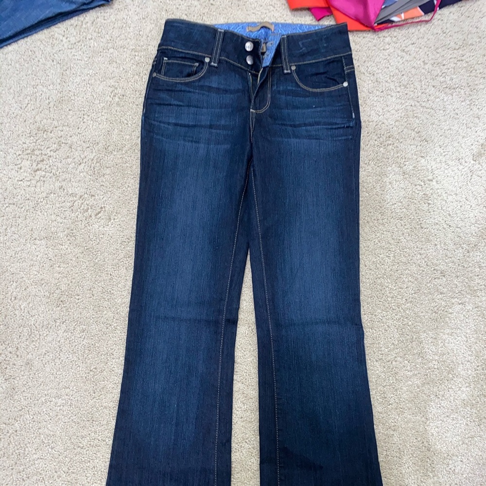 BARELY WORN Paige bootcut jeans